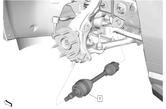 Transmission Fluid Cooler Inlet and Outlet Pipe Replacement — figure 36