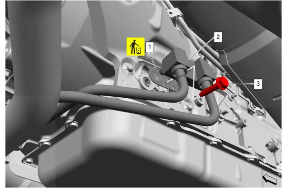 Transmission Fluid Cooler Inlet and Outlet Pipe Replacement — figure 53