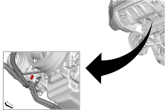 Transmission Fluid Cooler Inlet and Outlet Pipe Replacement (L84, L87, 4WD — figure 52