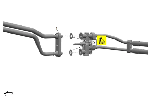 Transmission Fluid Cooler Inlet and Outlet Pipe Replacement (LM2) — figure 15