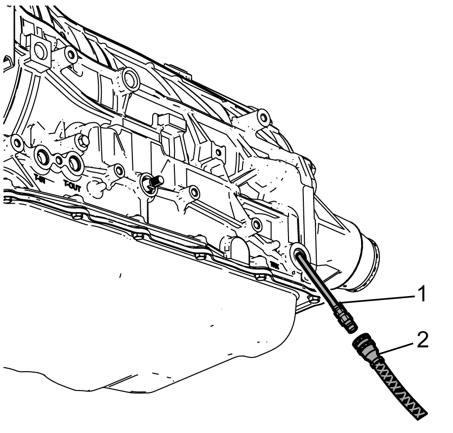 Transmission Fluid Fill Procedure — figure 2