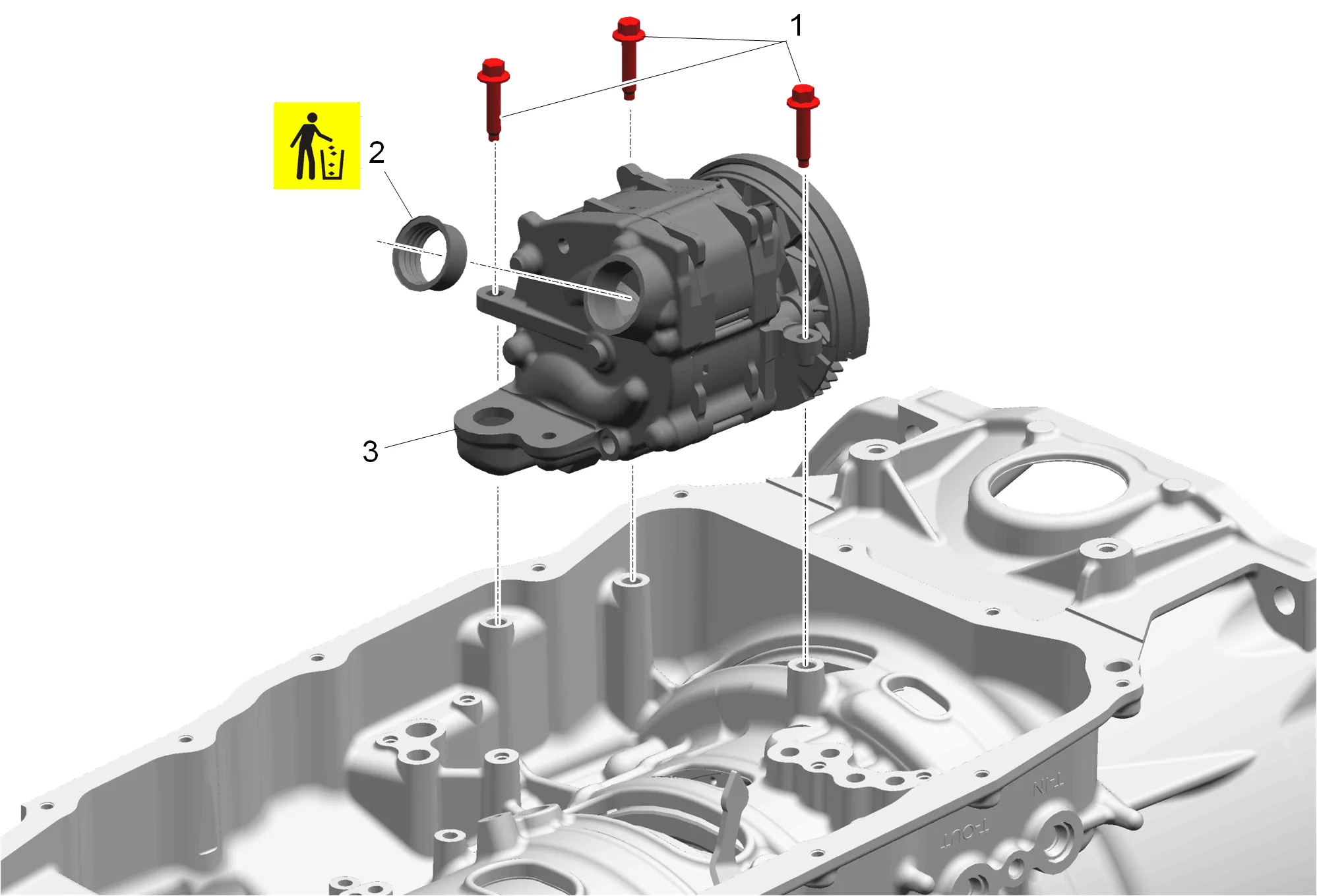 Transmission Fluid Pump Removal — figure 1
