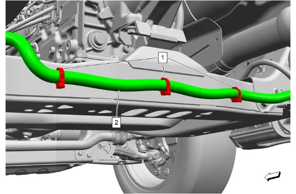 Transmission Mount Replacement (2WD with F47) — figure 1