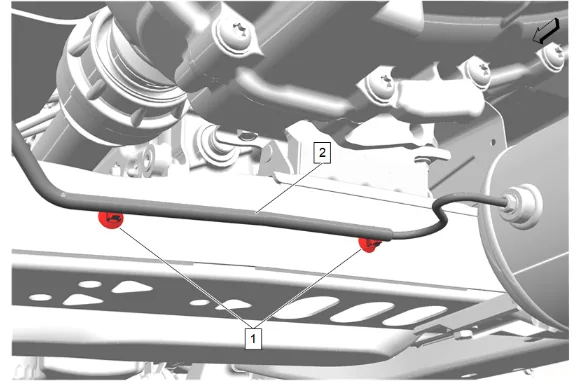 Transmission Mount Replacement (2WD with F47) — figure 2