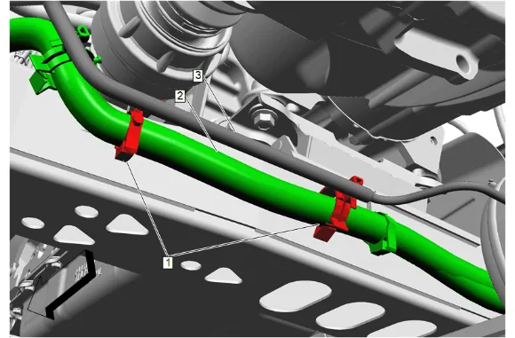Transmission Vent Hose Replacement (LM2, 4WD and F47) — figure 11